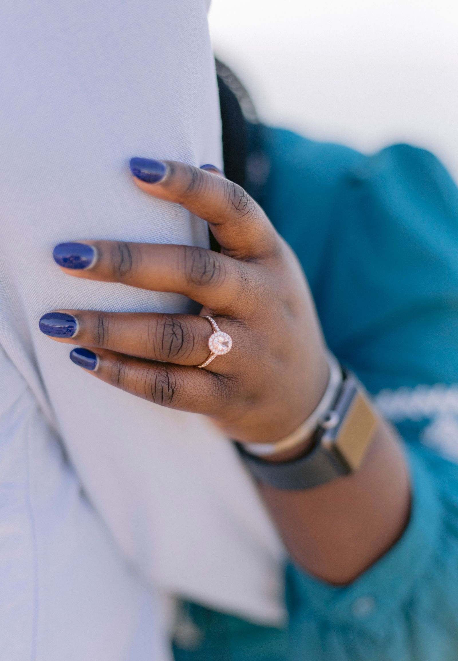Gold ring close-up