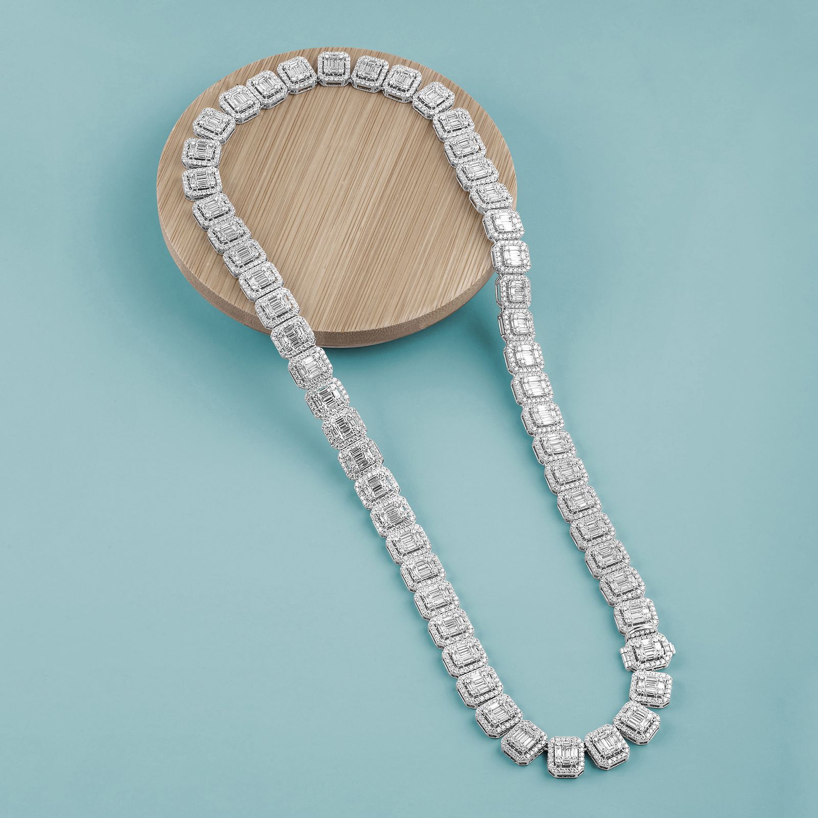 Halo Diamond Pendant